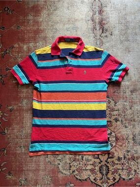 Vintage Polo Ralph Lauren Stripe Polo Shirt